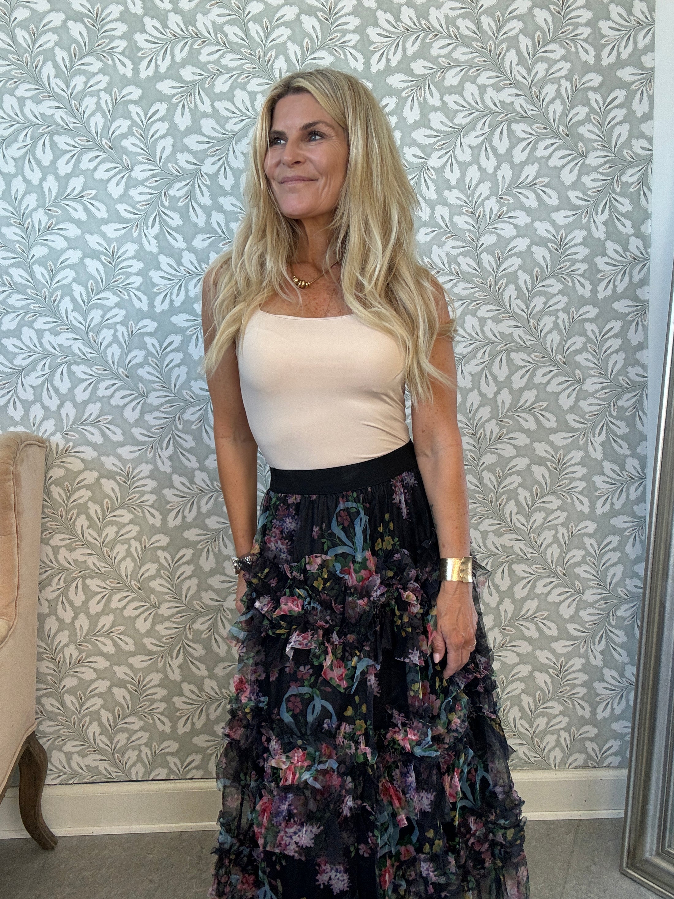 Kir Skirt Flowerprint