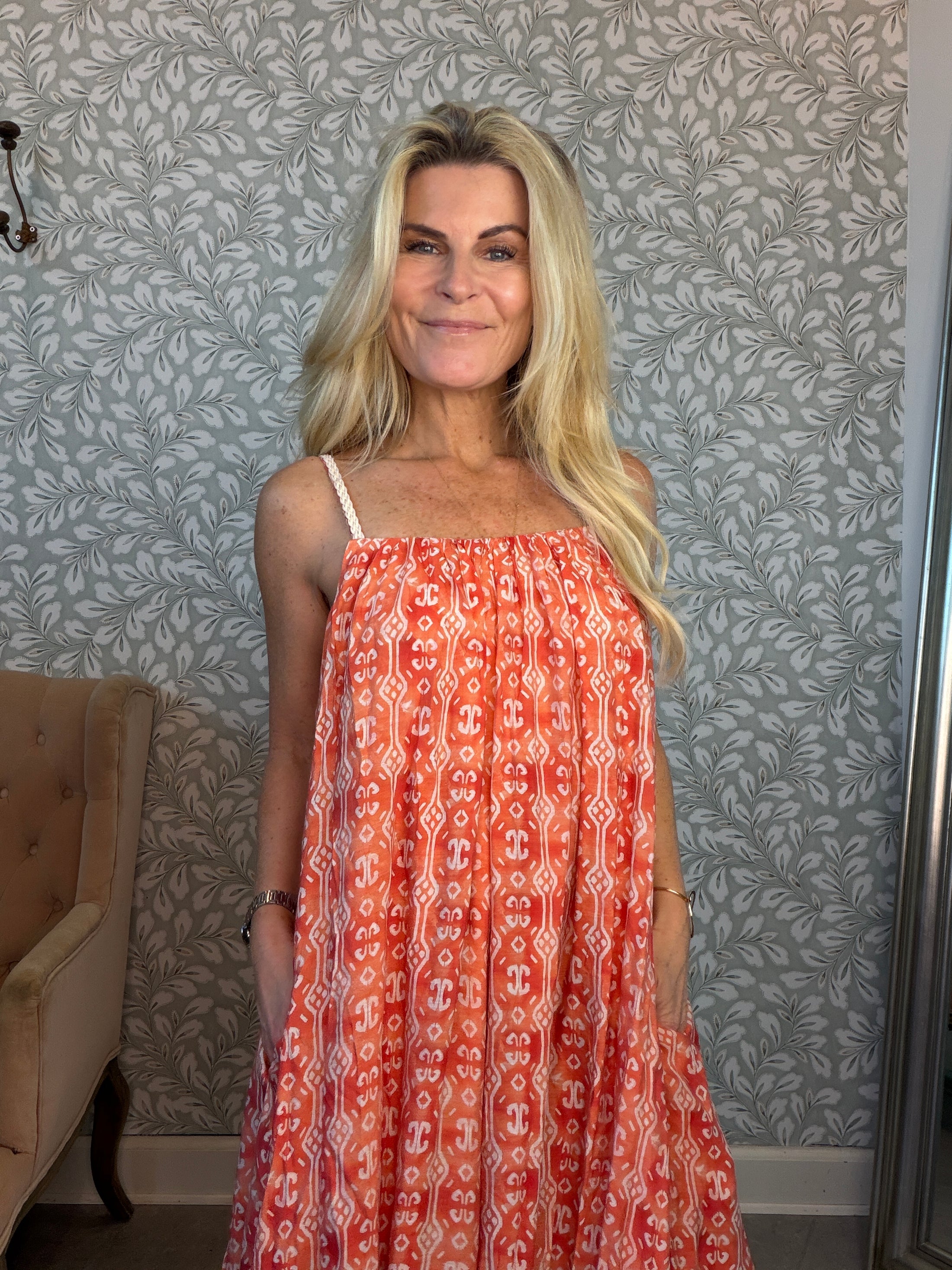 Jumpsuit coral