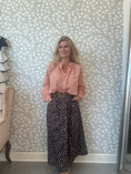 Load image into Gallery viewer, Dot Skirt Dark Brown
