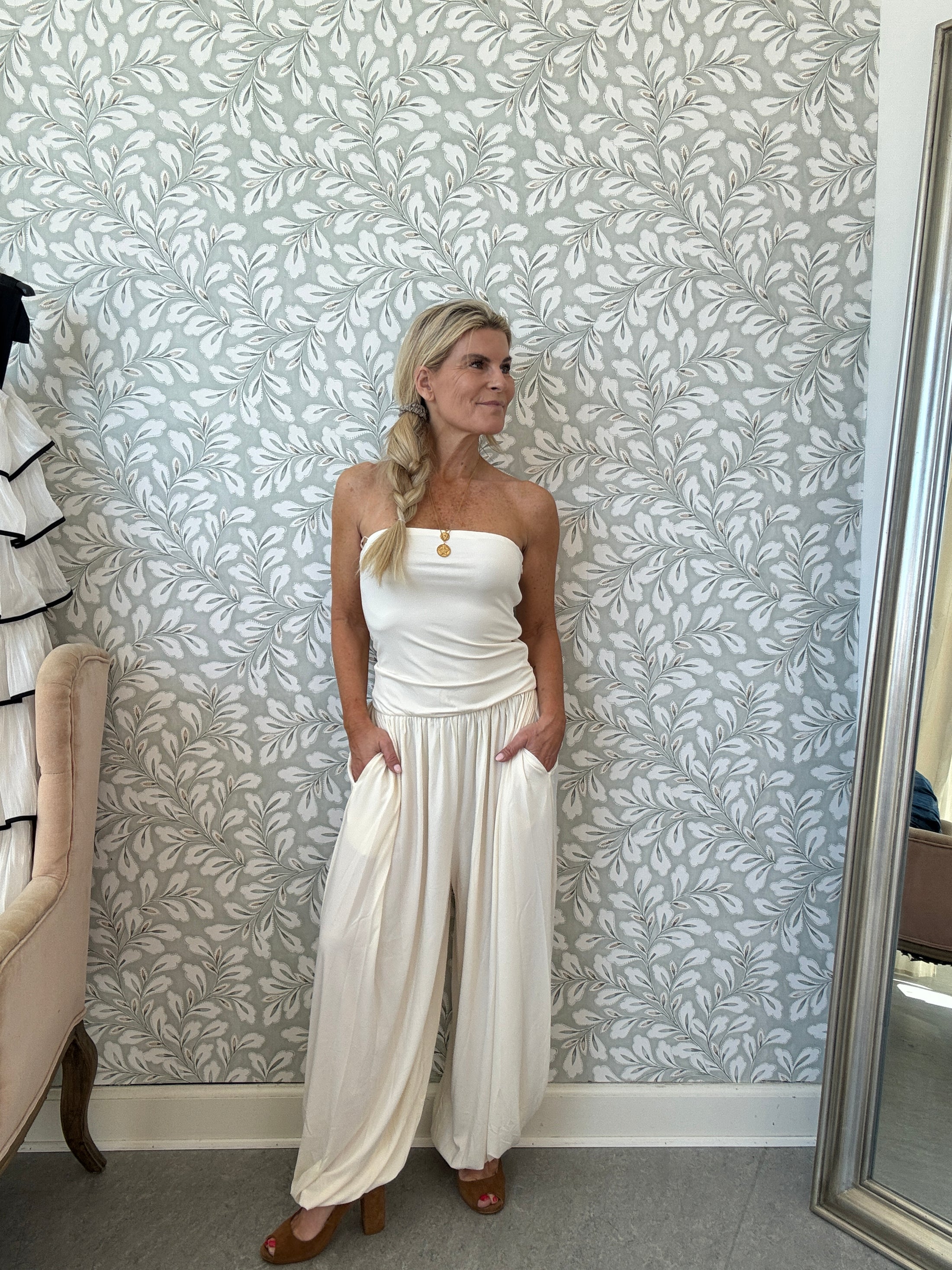 Ruka jumpsuit Offwhite