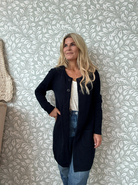 Lind cardigan mørkeblå