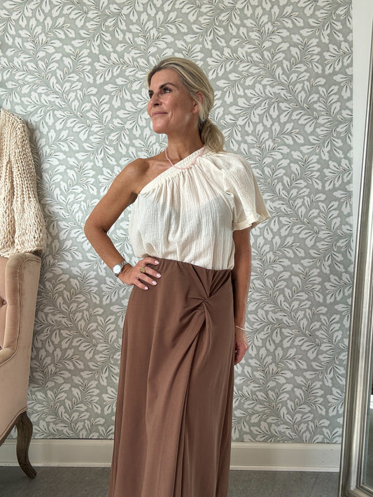 Jersey Skirt Brown