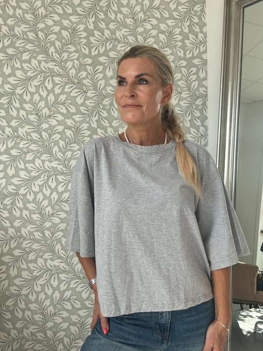 Base Tee Grey Melange