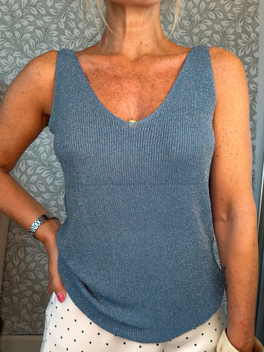 Cille top jeans Blue