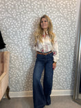 Load image into Gallery viewer, Retro wide jeans Blue
