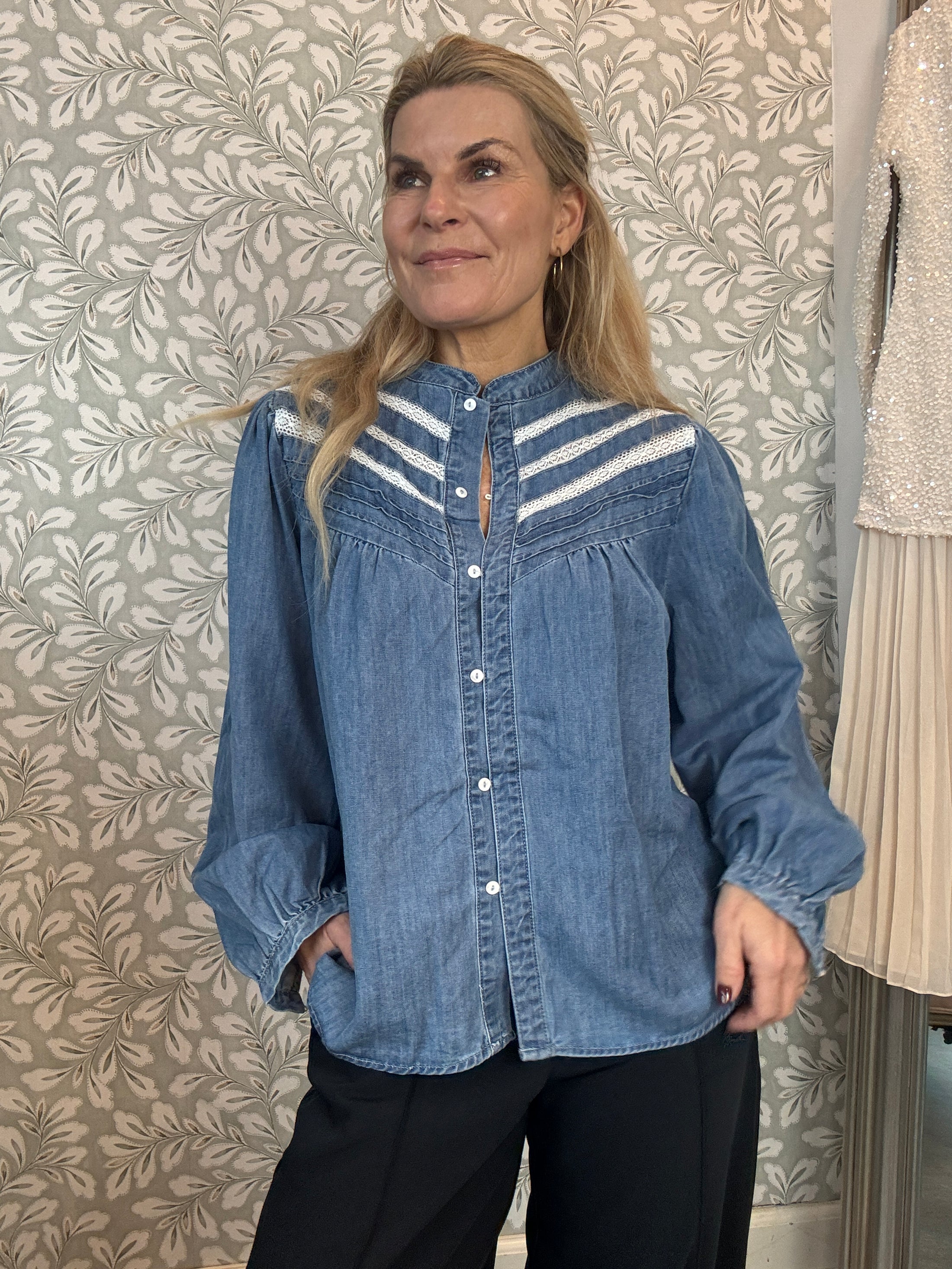 Silje denimshirt blue