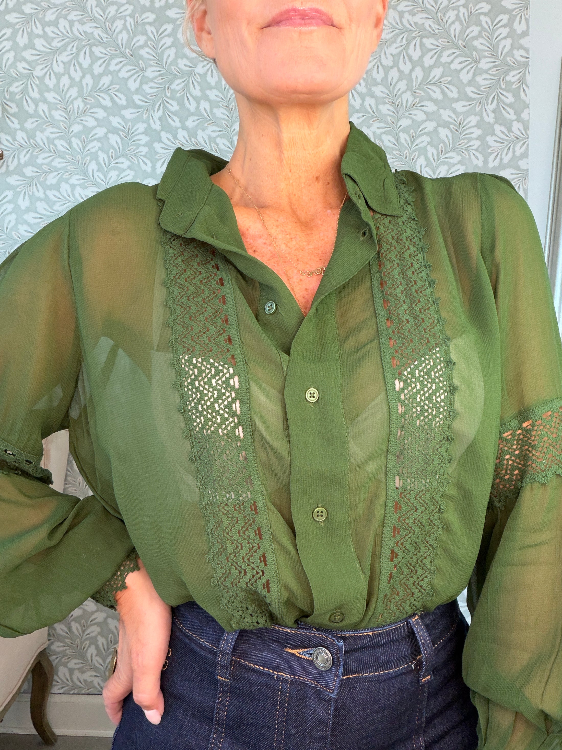 Paula shirt green