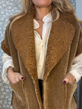Load image into Gallery viewer, Velvet Vest Brown
