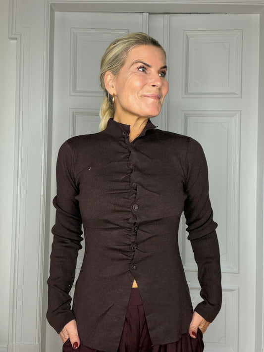 Liddi cardigan chokolate