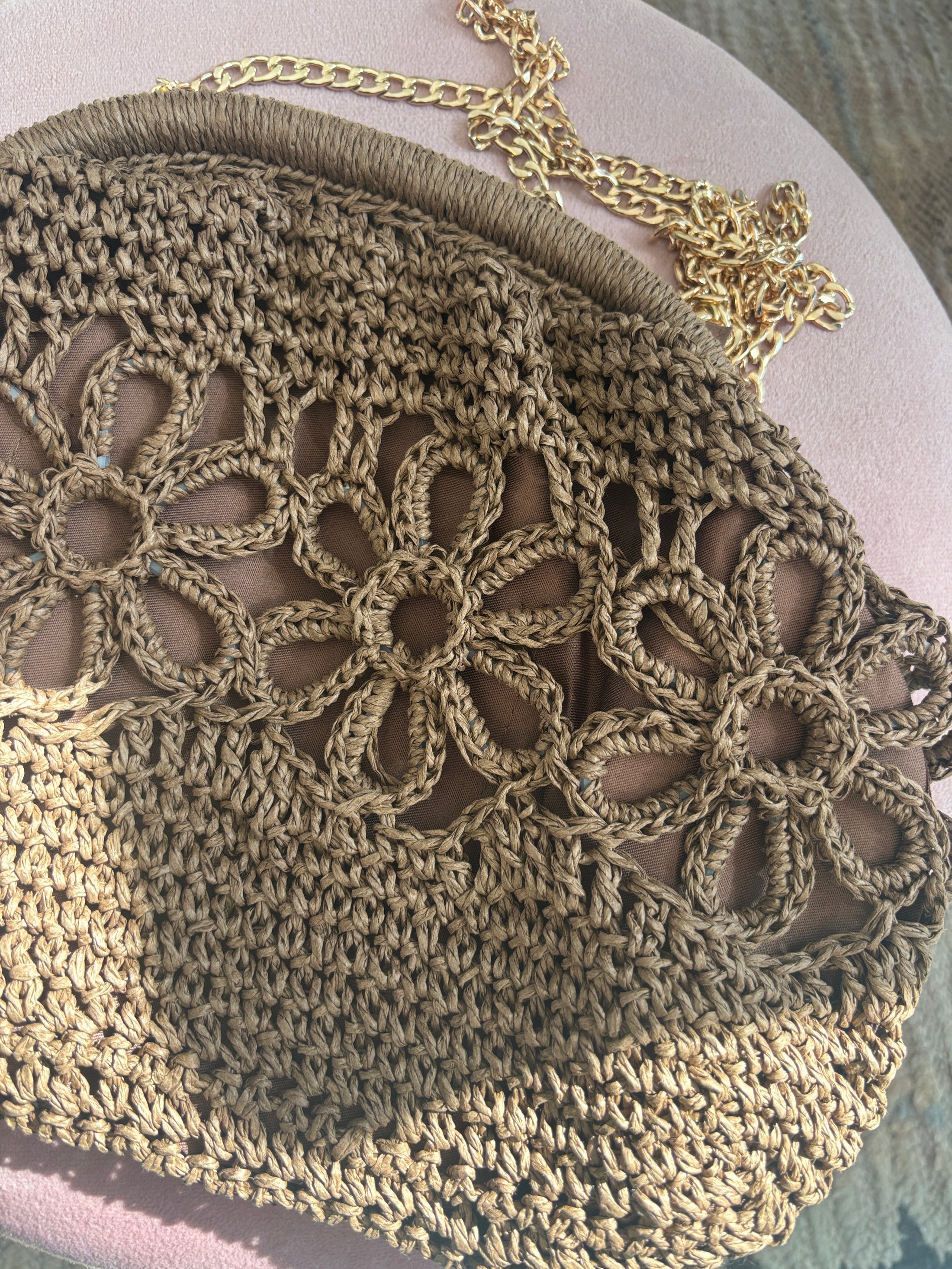Rosa clutch/bag Brown