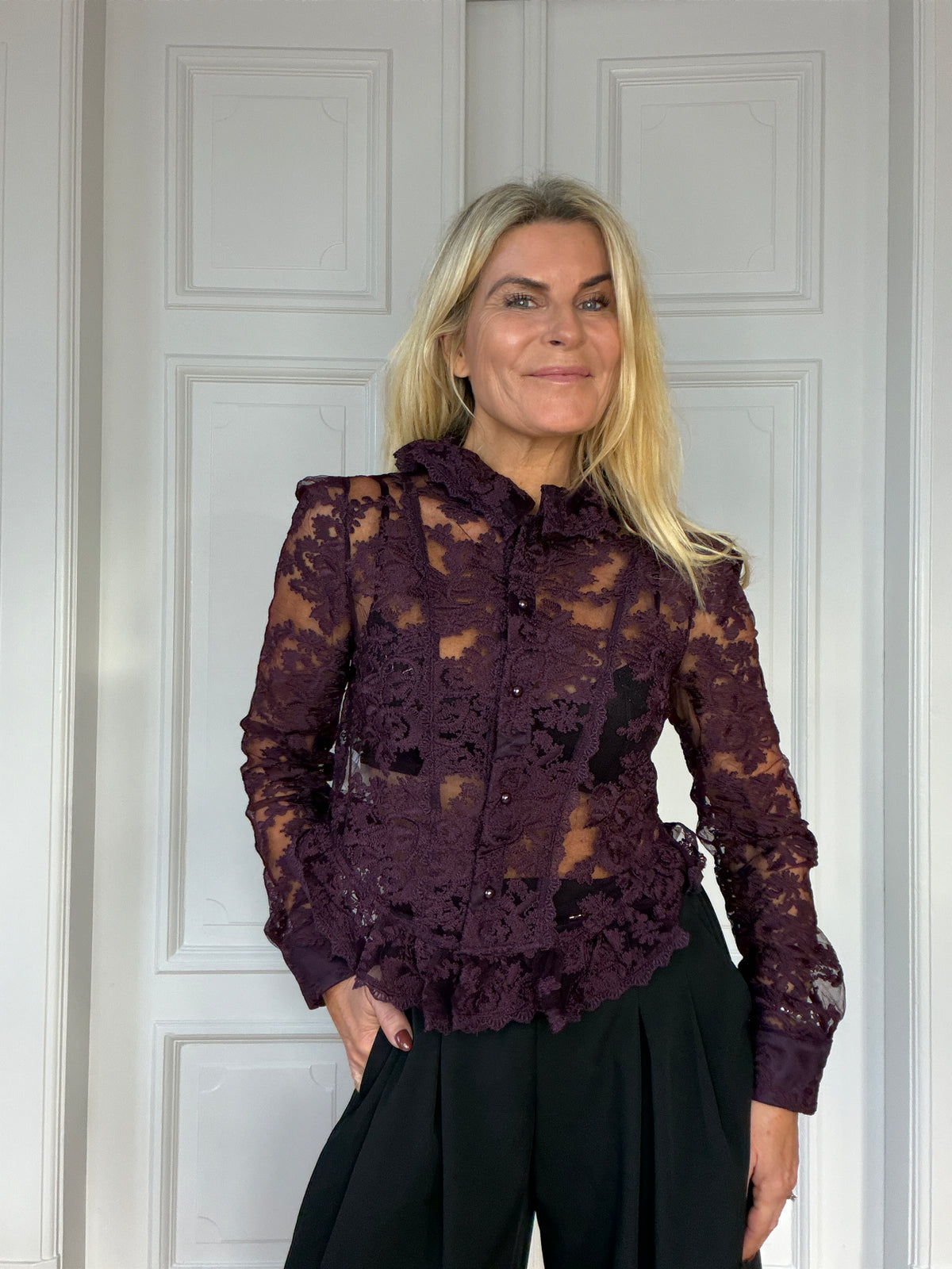 Kate Blouse plum