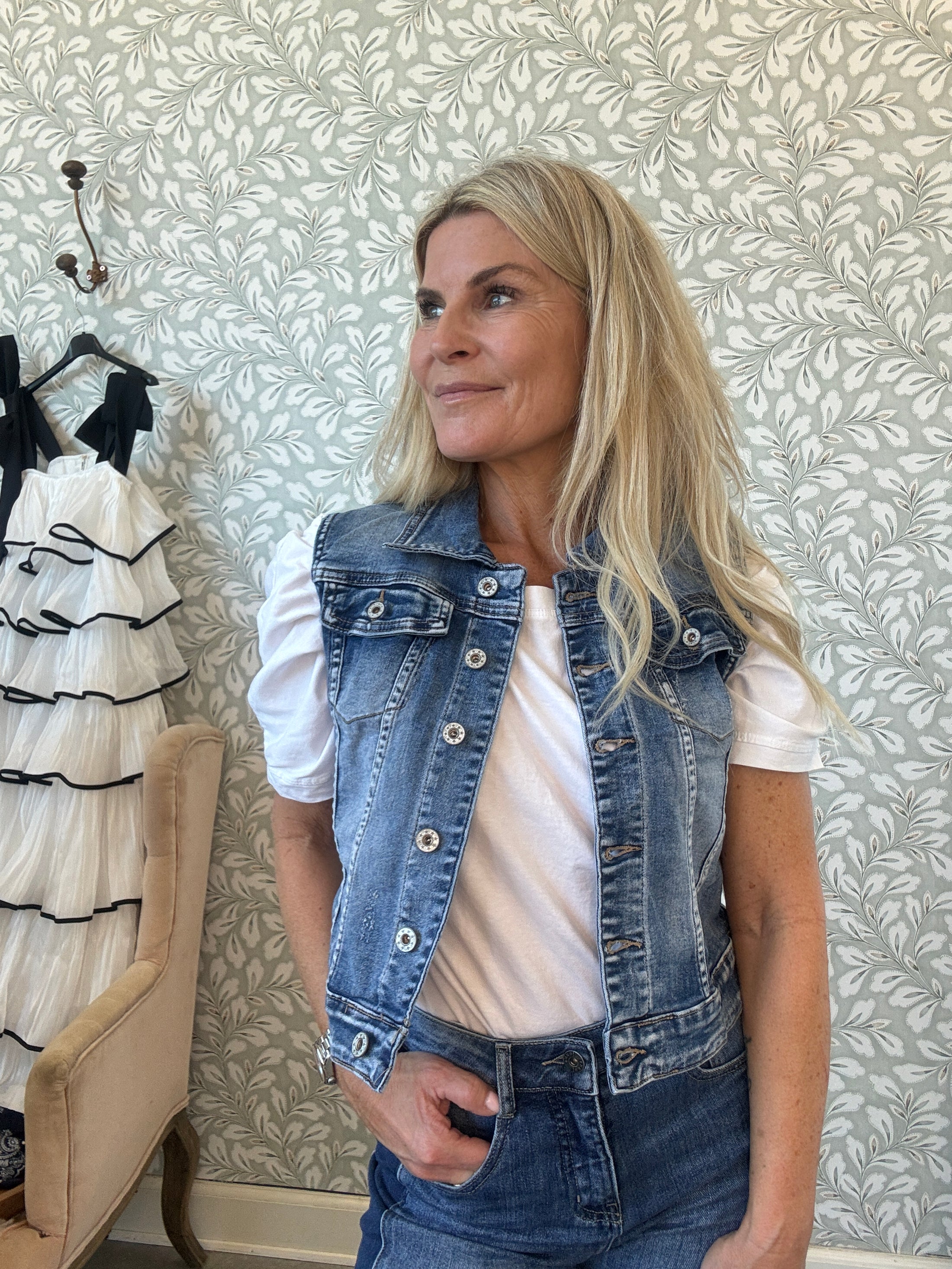 Denim vest