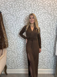 Load image into Gallery viewer, Mora Dress Brown
