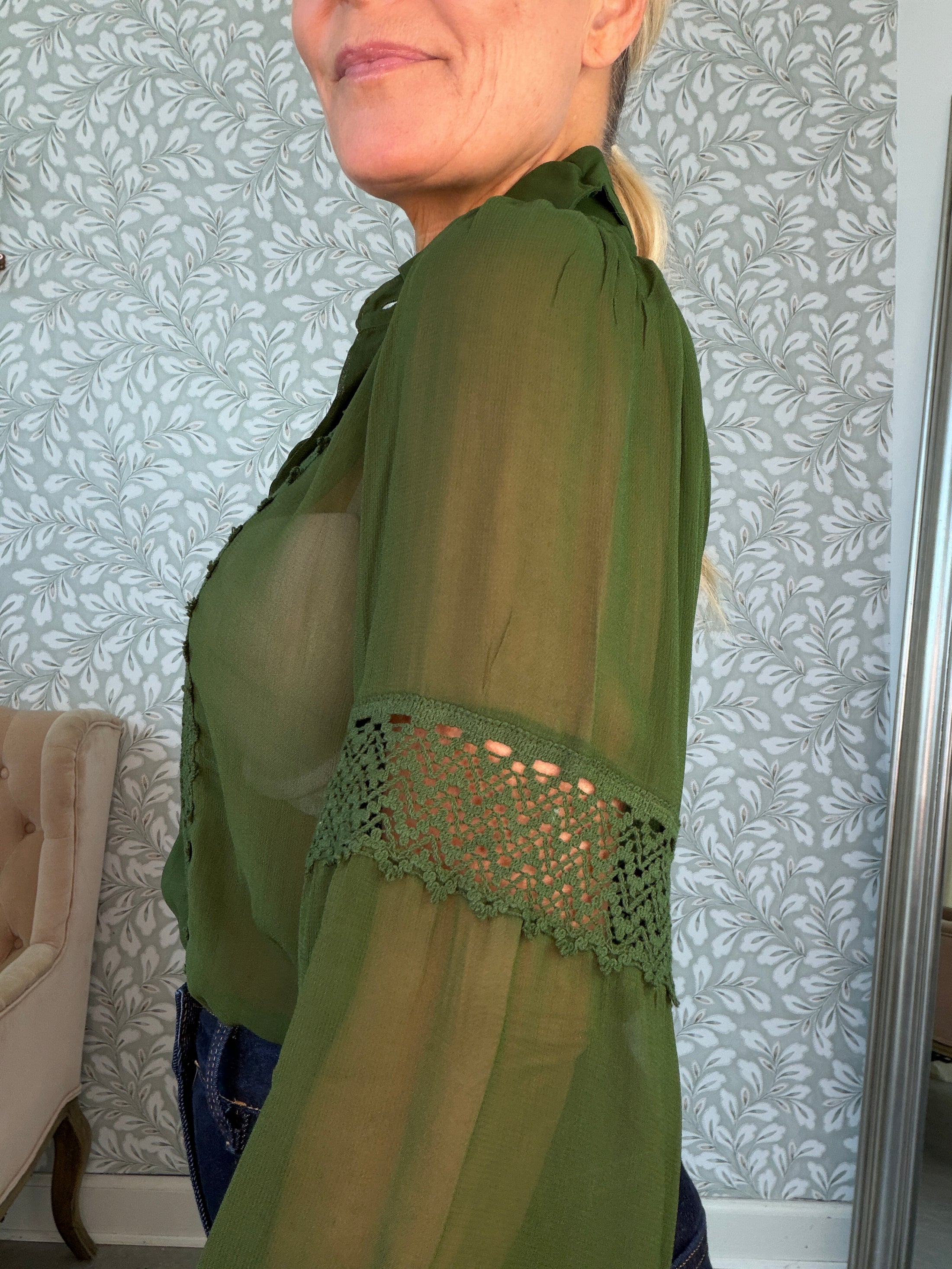 Paula shirt green