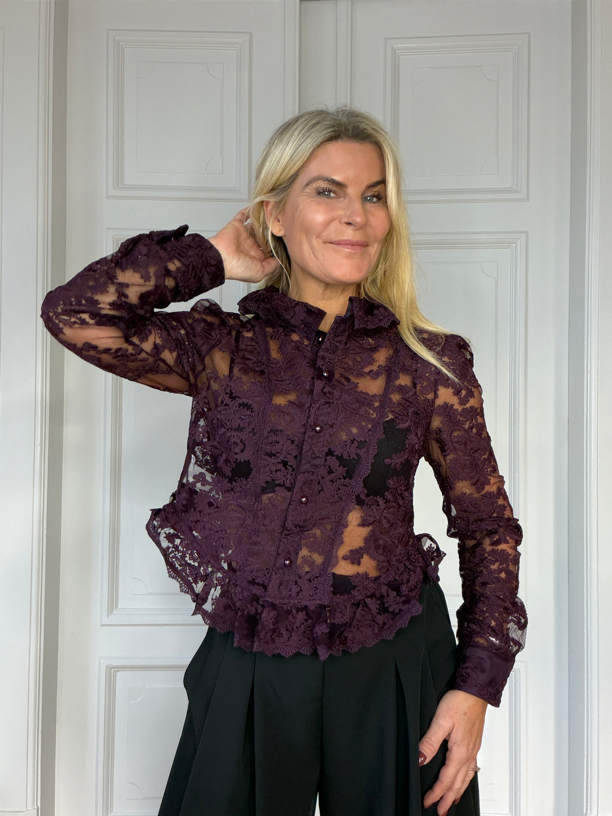Kate Blouse plum