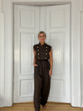 Load image into Gallery viewer, Liva jumpsuit coffee
