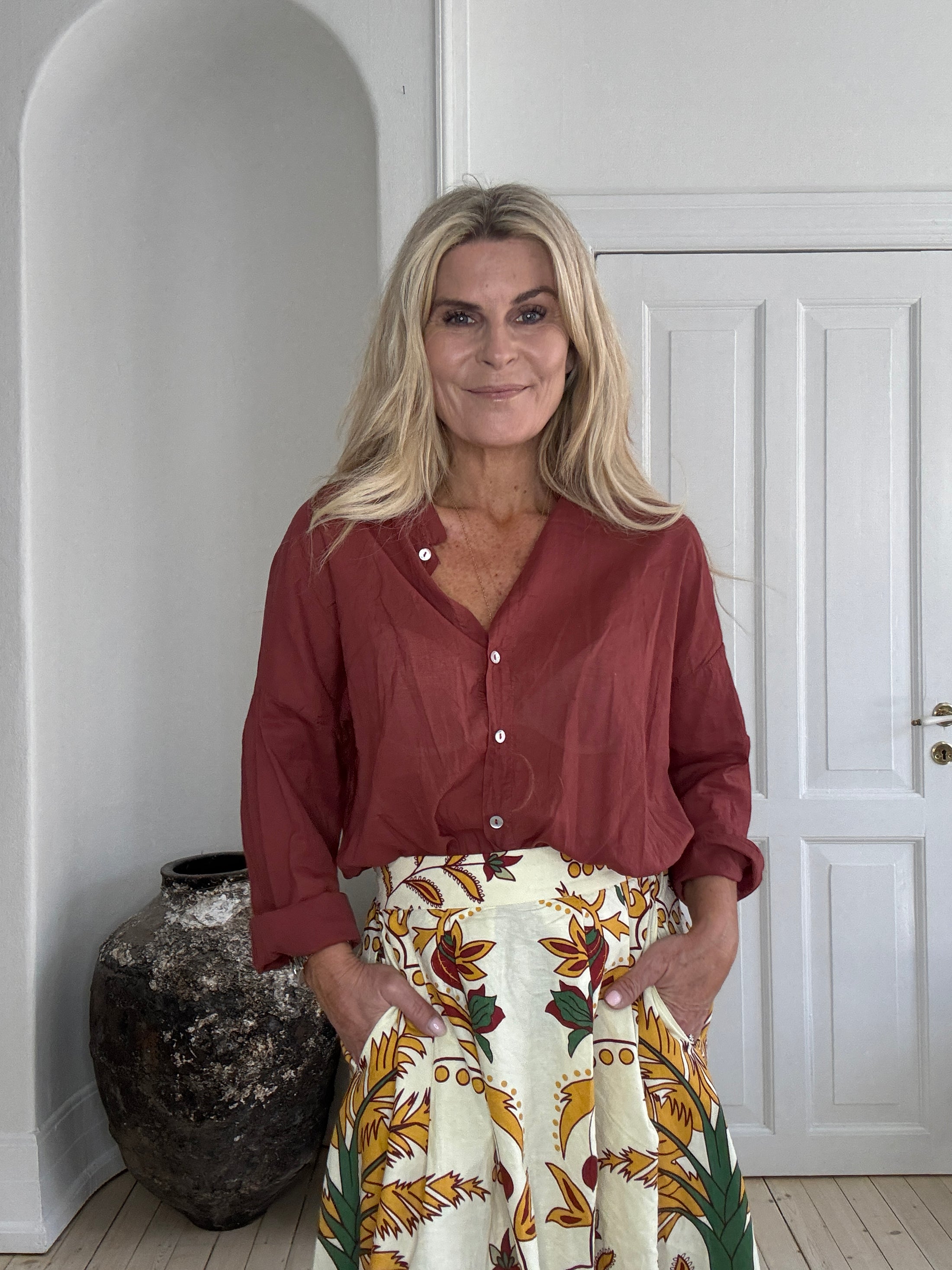 Lea shirt bordeaux