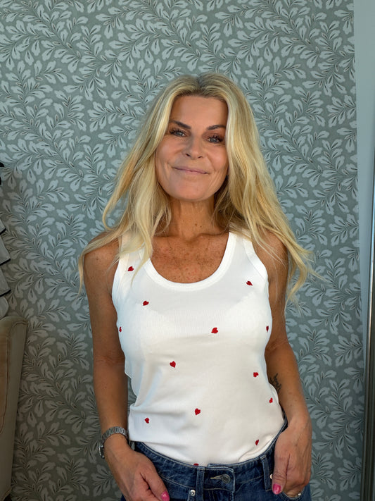 Heart top White