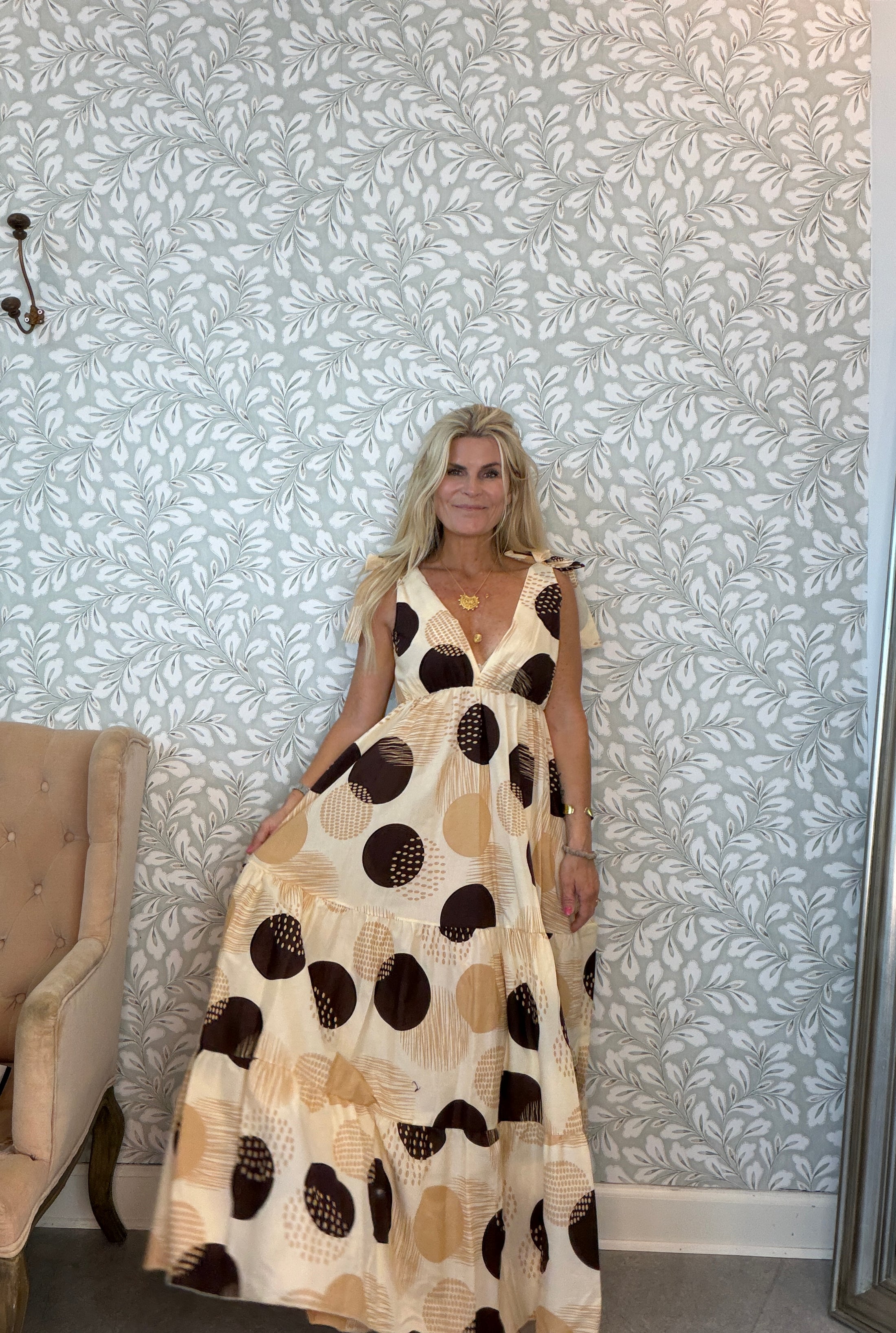 Sila dress Brown