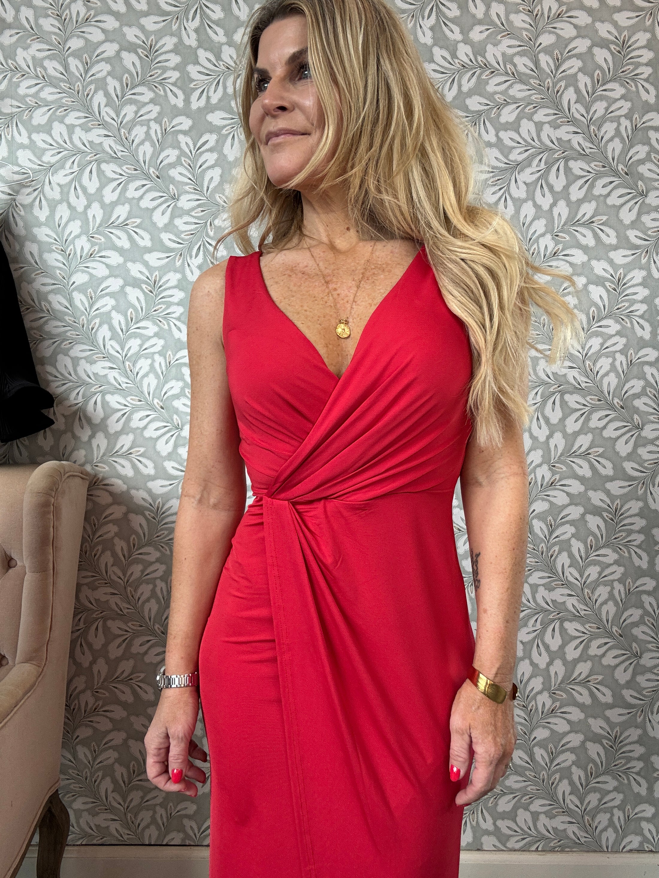 Red dress