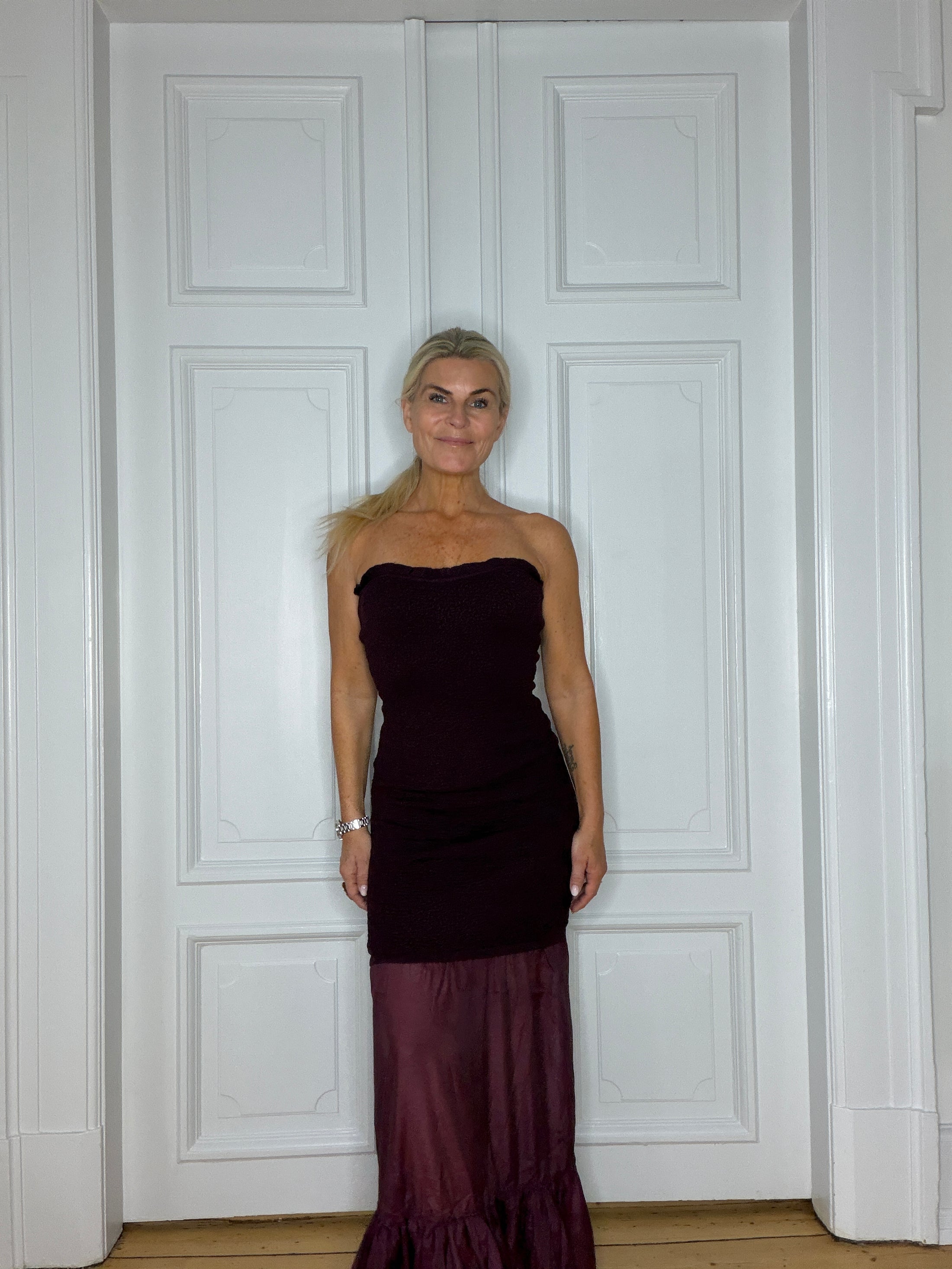 Jilly dress plum