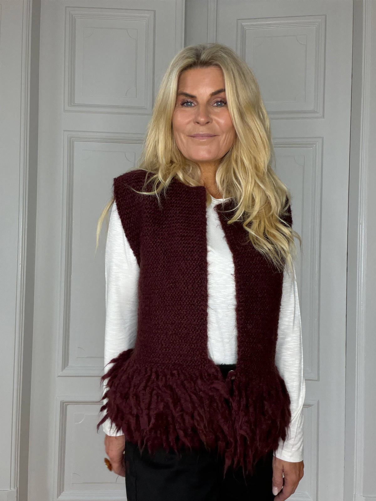 Chile vest bordeaux