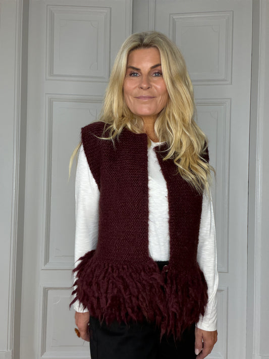Chile vest bordeaux