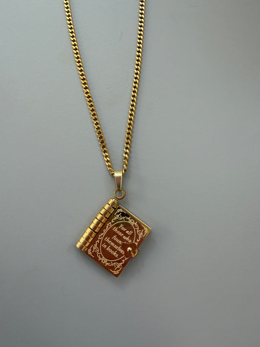 Book Necklace