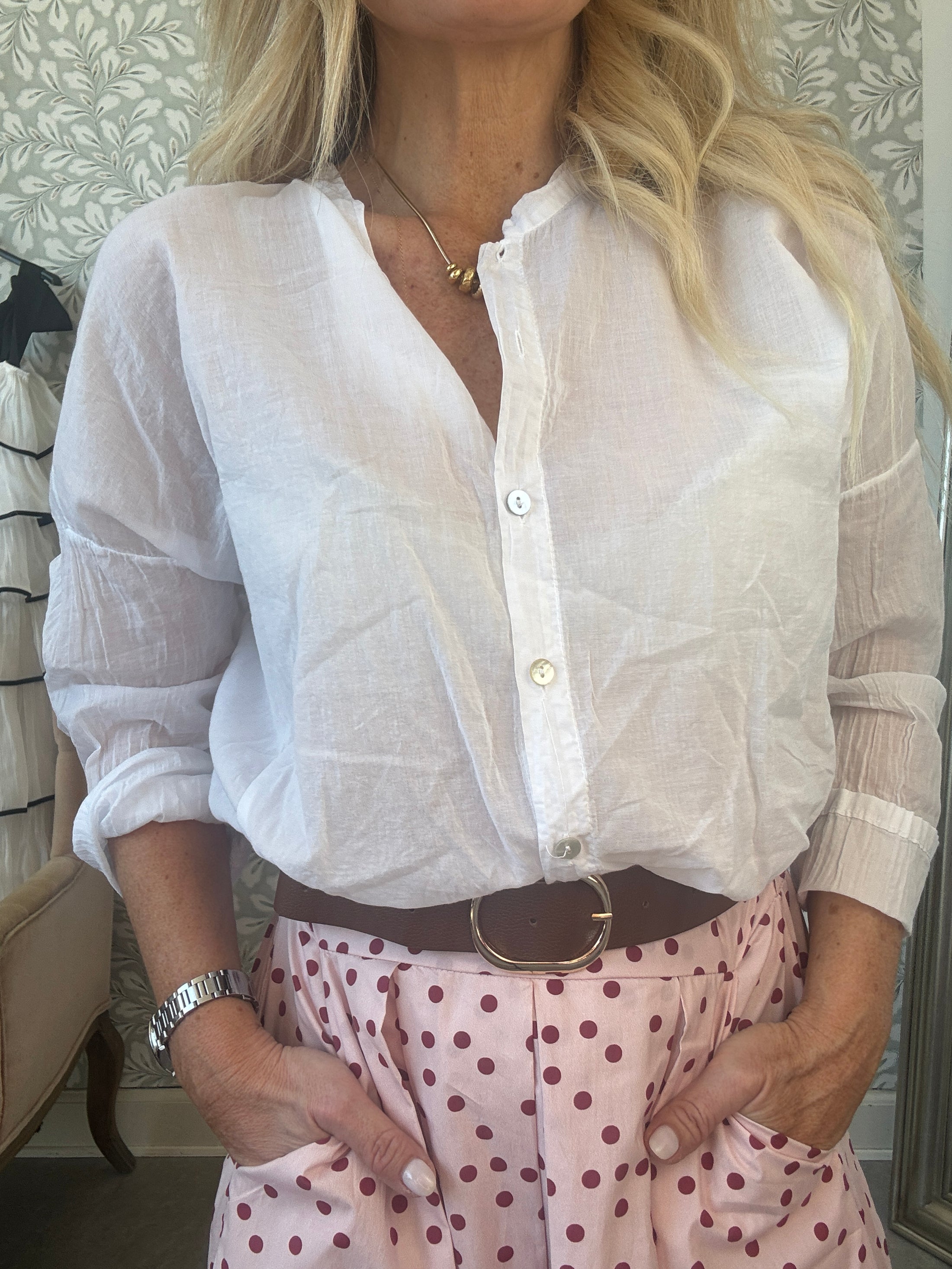 Lea shirt White