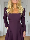 Load image into Gallery viewer, Trisha dress plum

