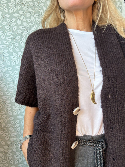 Cana Knit cardigan Brown
