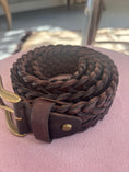 Load image into Gallery viewer, Retro leatherbelt Dark Brown
