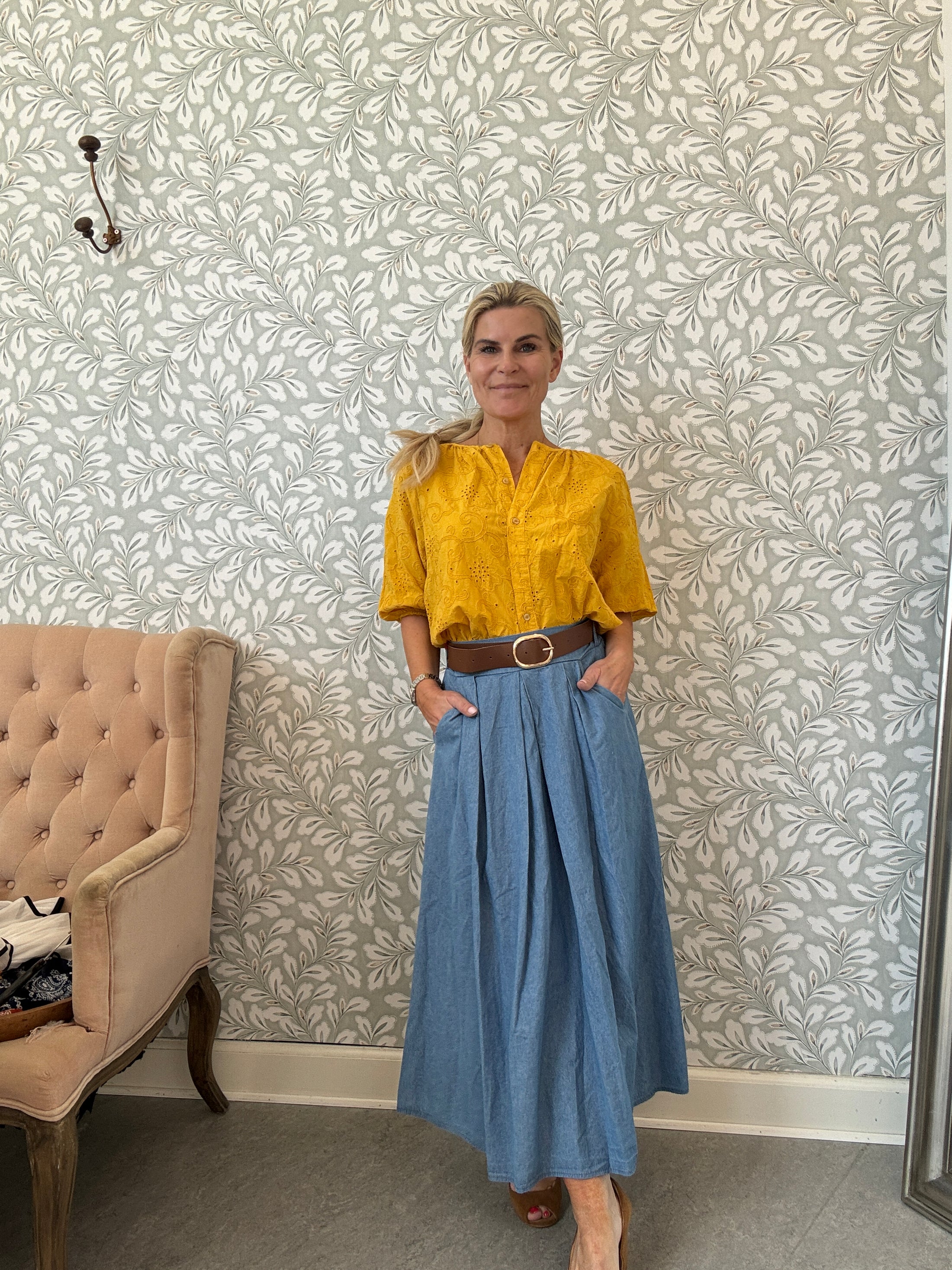 Soft Denimskirt light Blue