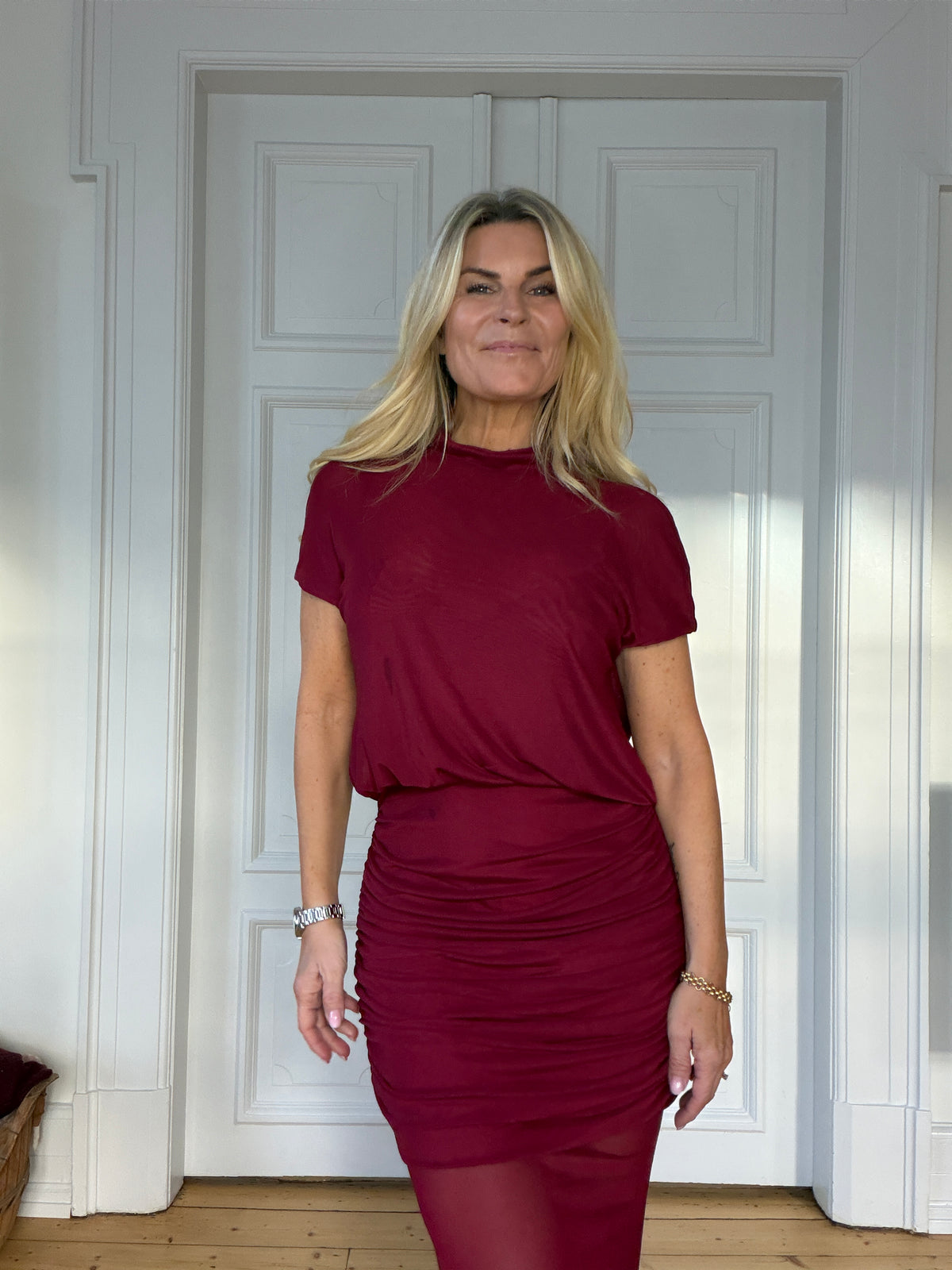 Kila dress bordeaux