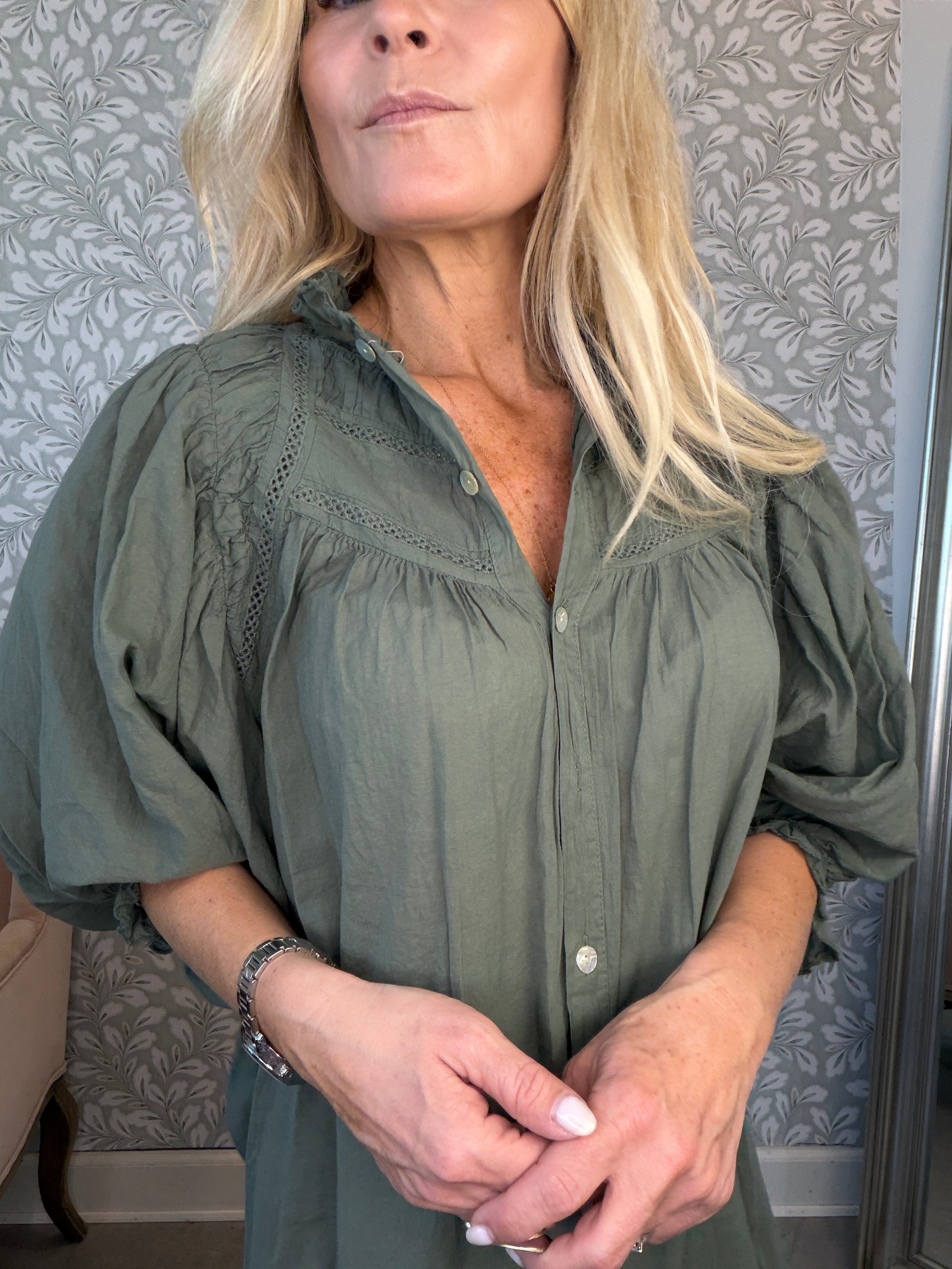 Luca shirtdress army