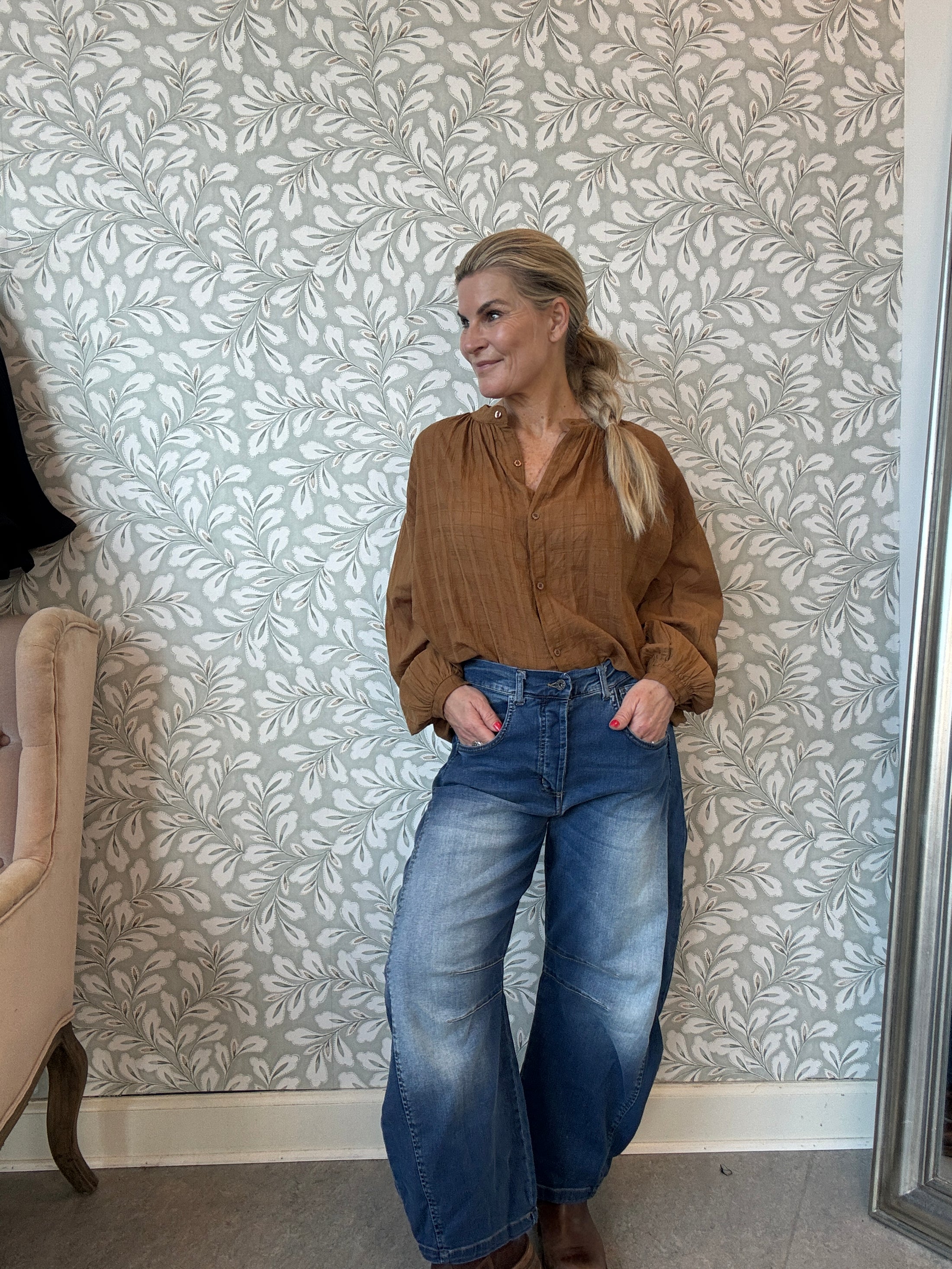 Barrel jeans