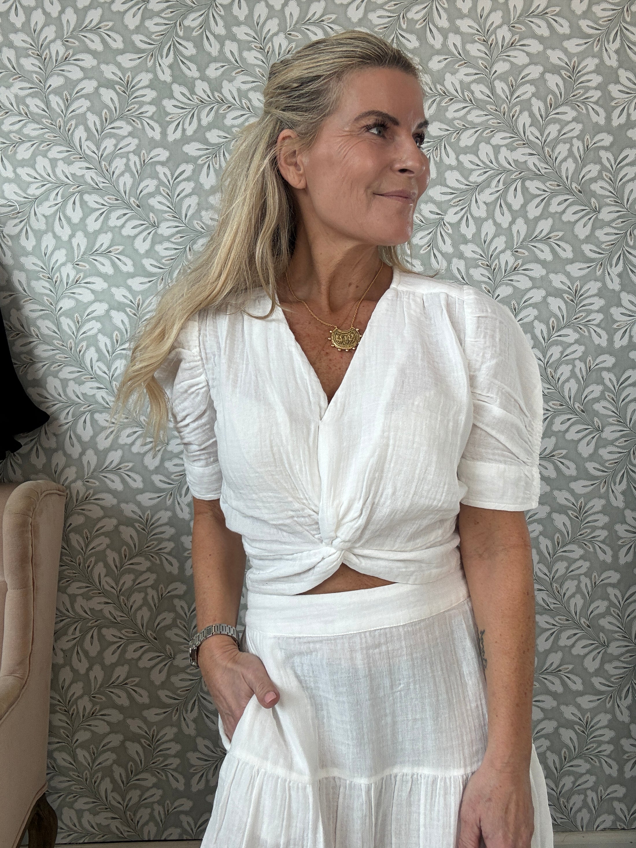 Sade Blouse White