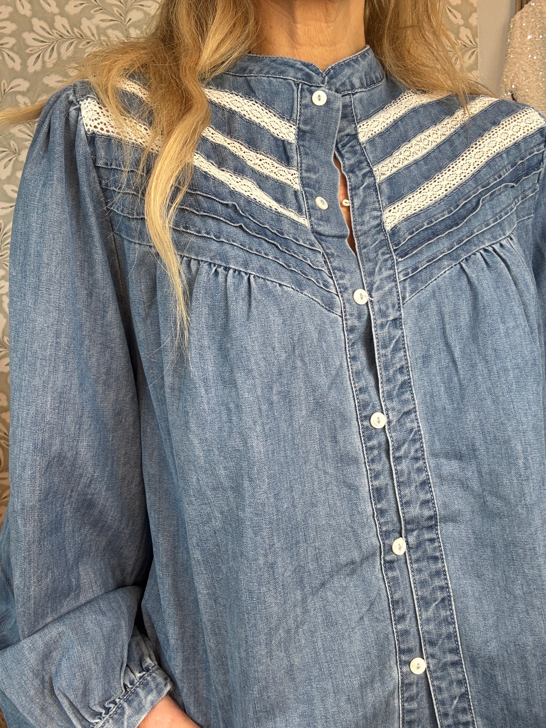 Silje denimshirt blue