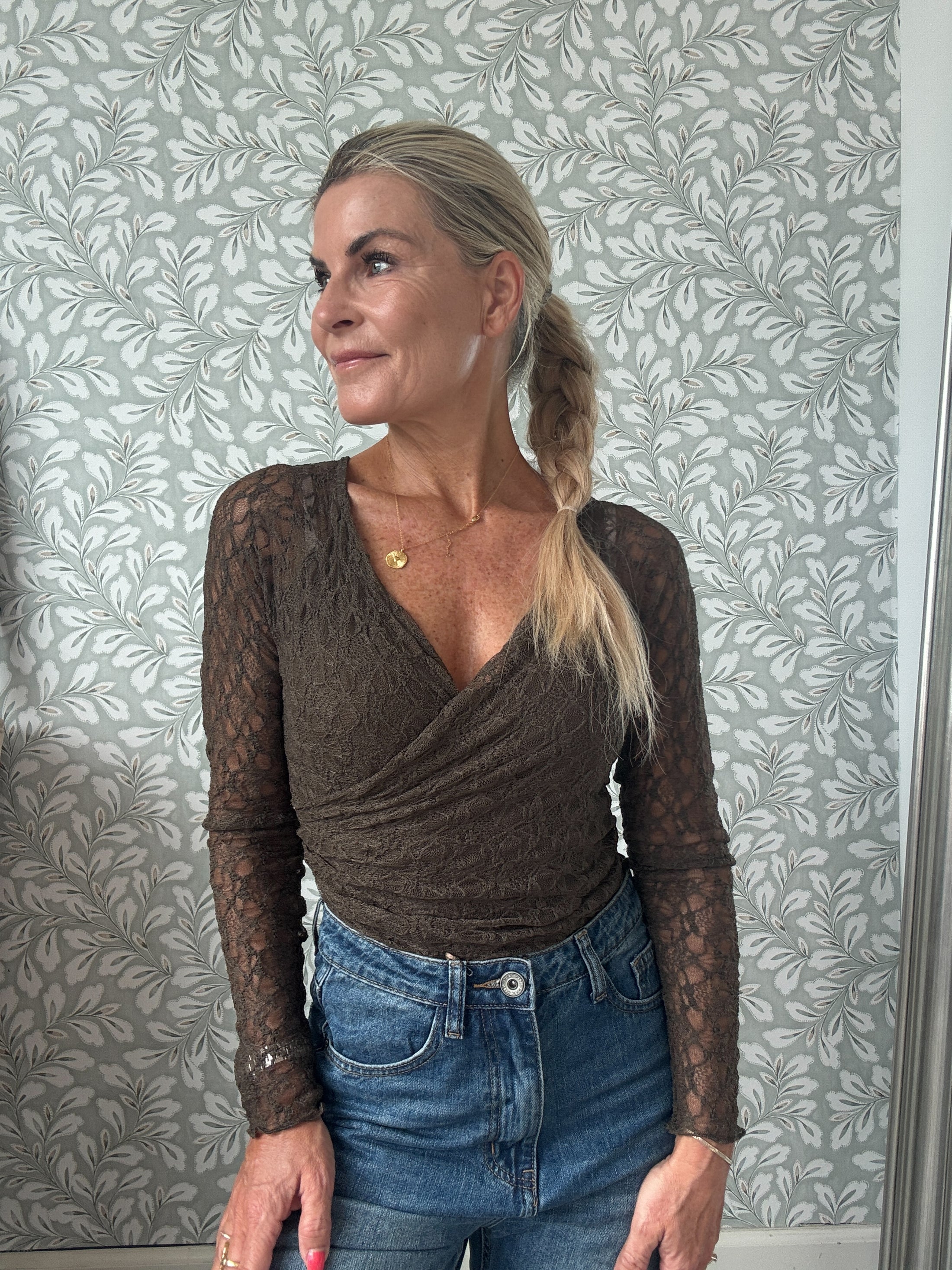 Eva bodystocking Brown