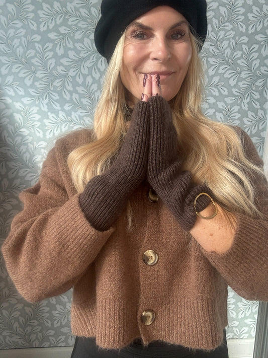 Fingervanter Chocolate