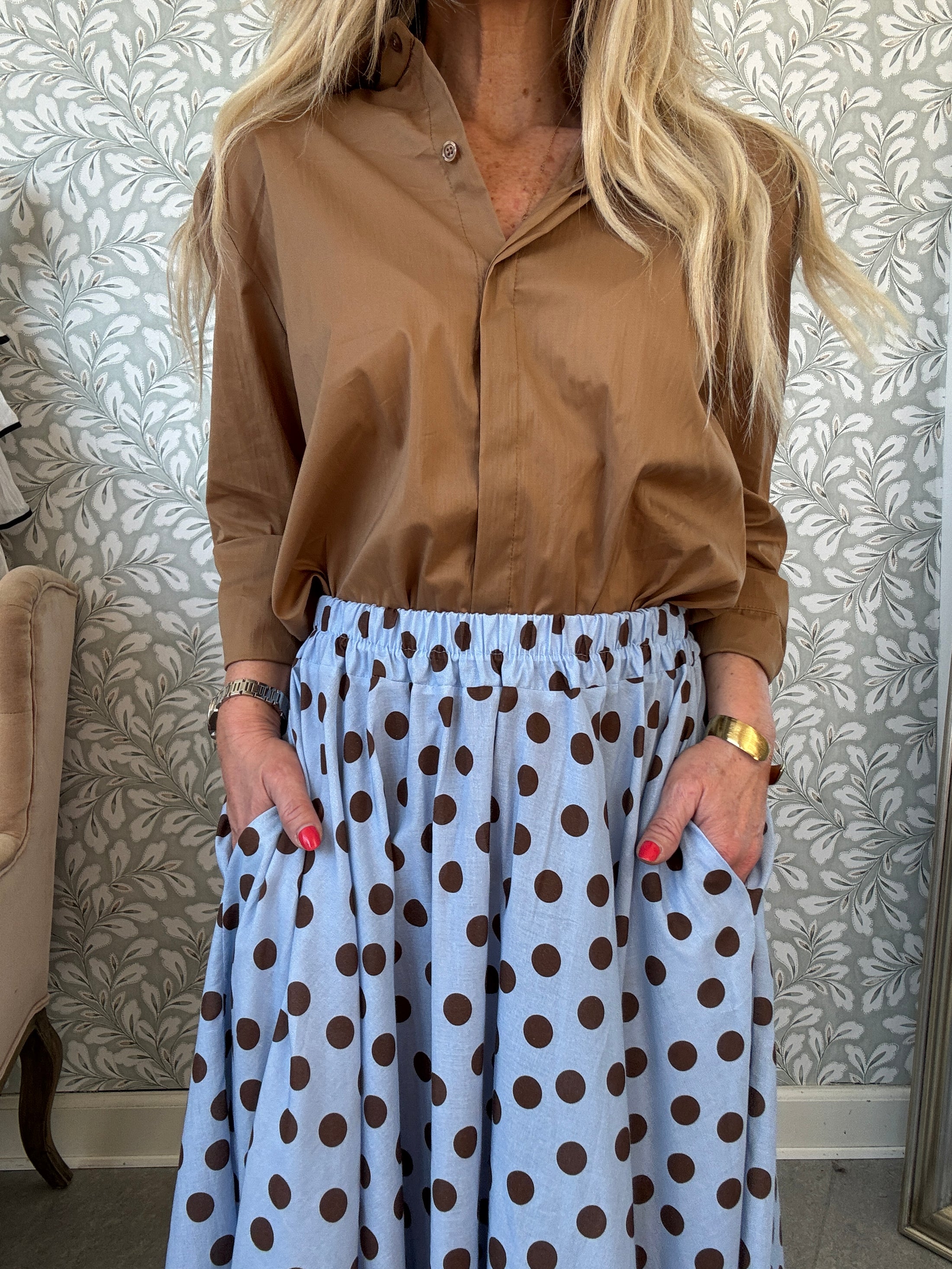 Trish Skirt Blue