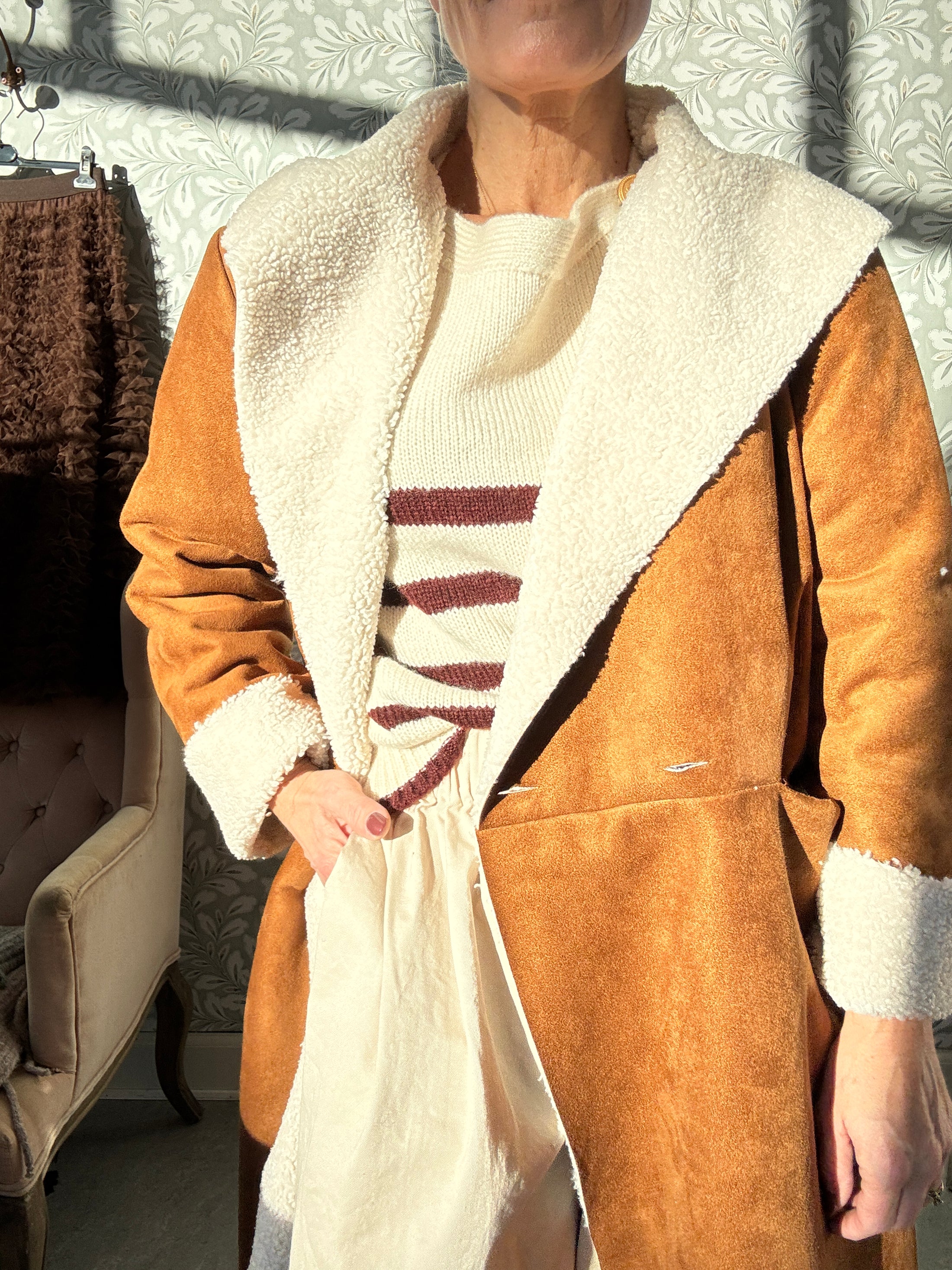 Retro coat Brown