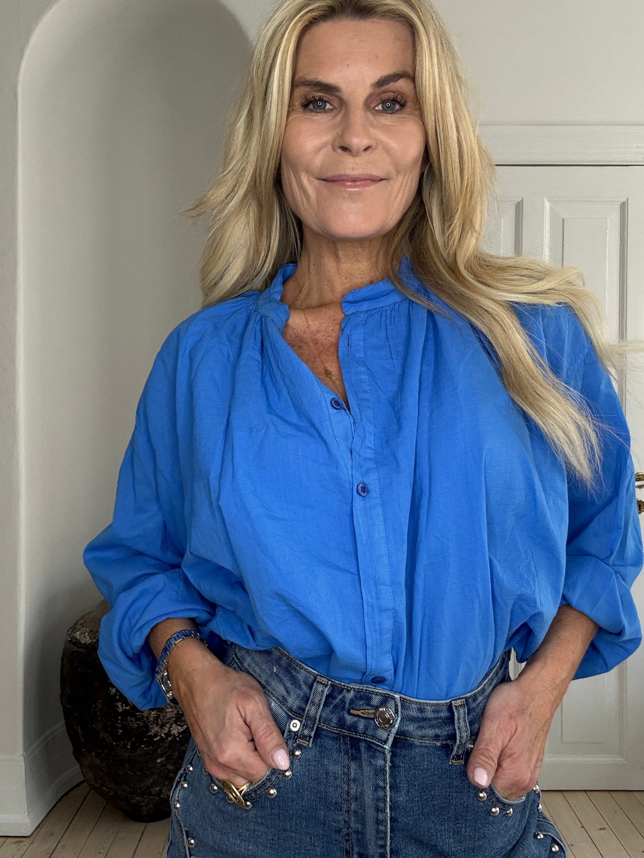 Boho Shirt ice Blue