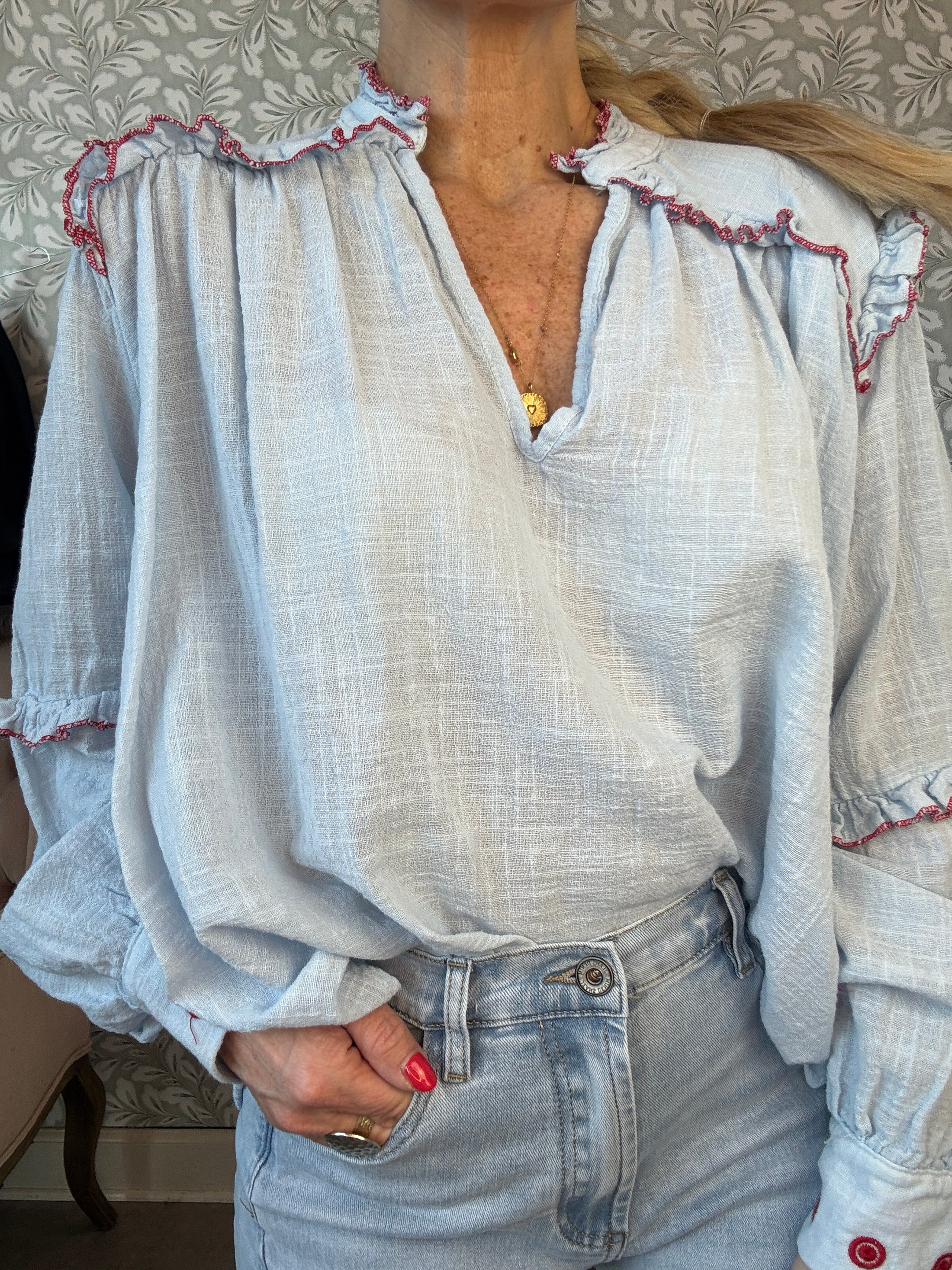 Blue shirt
