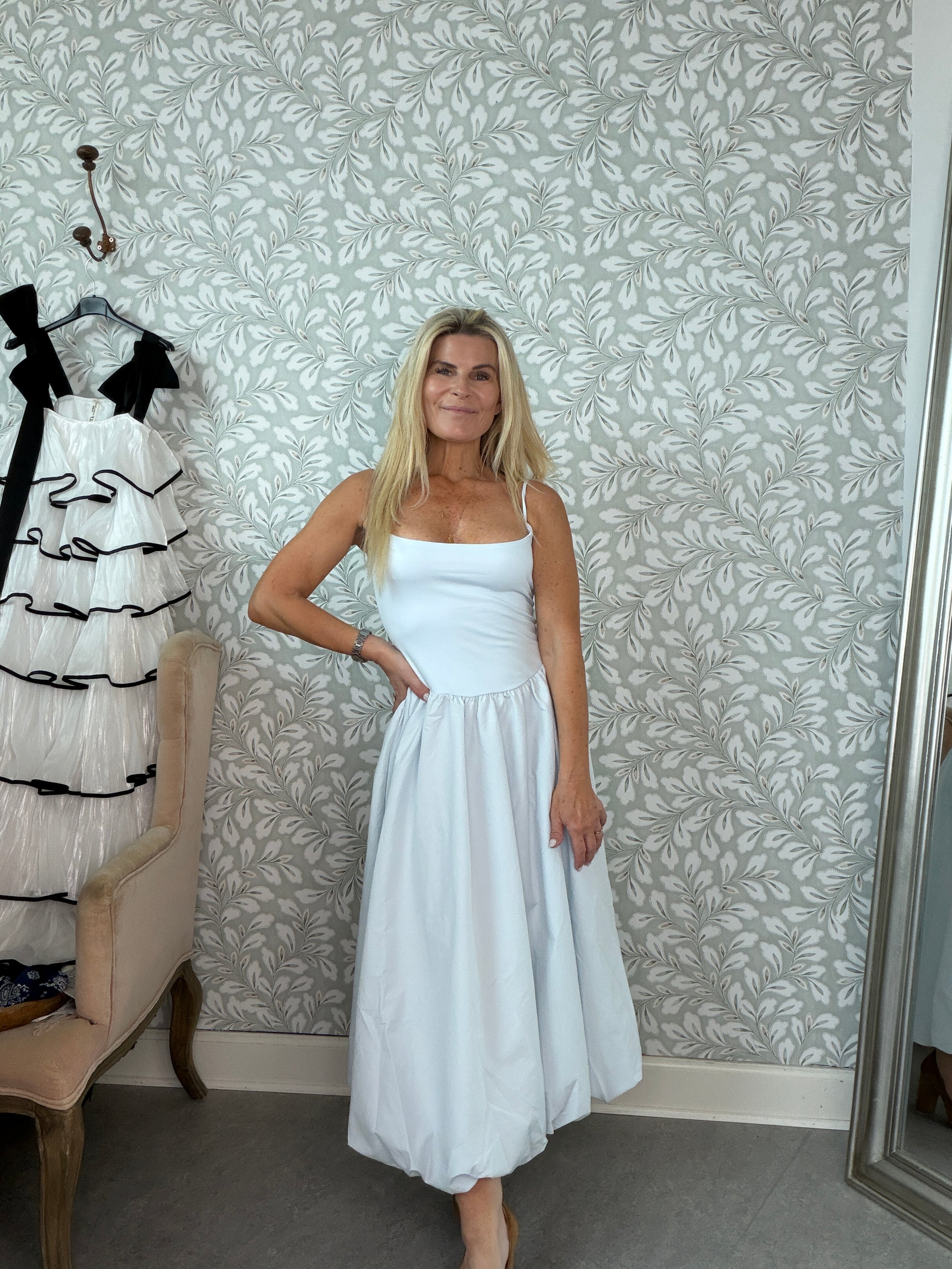 Balloon dress blue