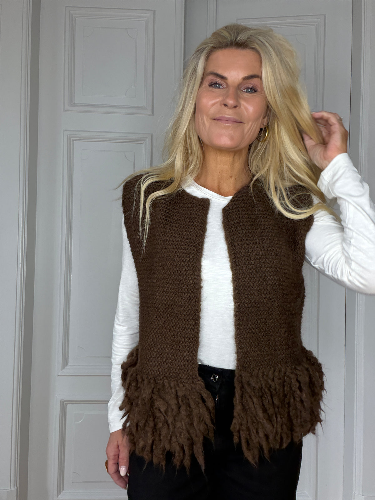 Chile vest Brown