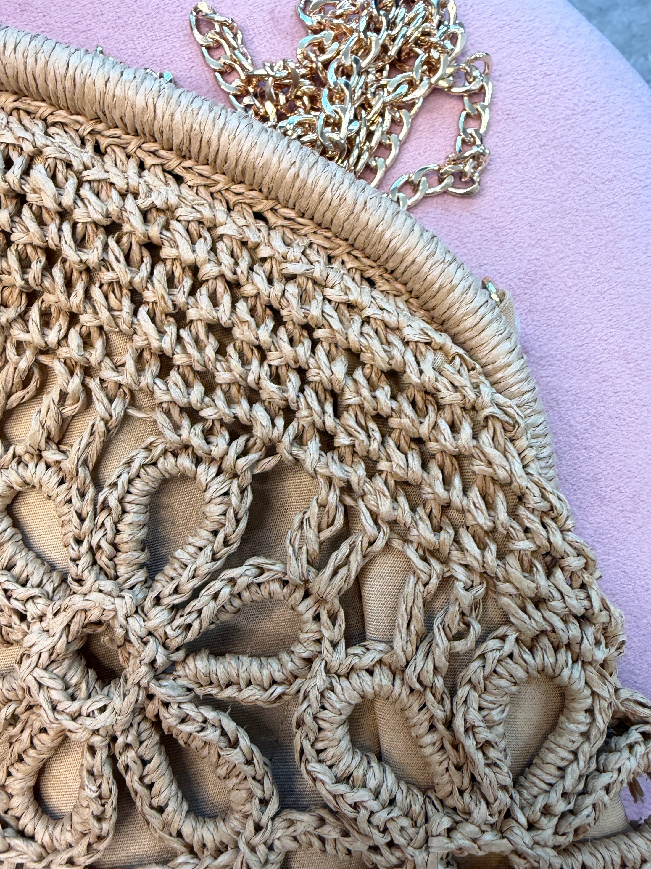 Rosa clutch/bag taupe