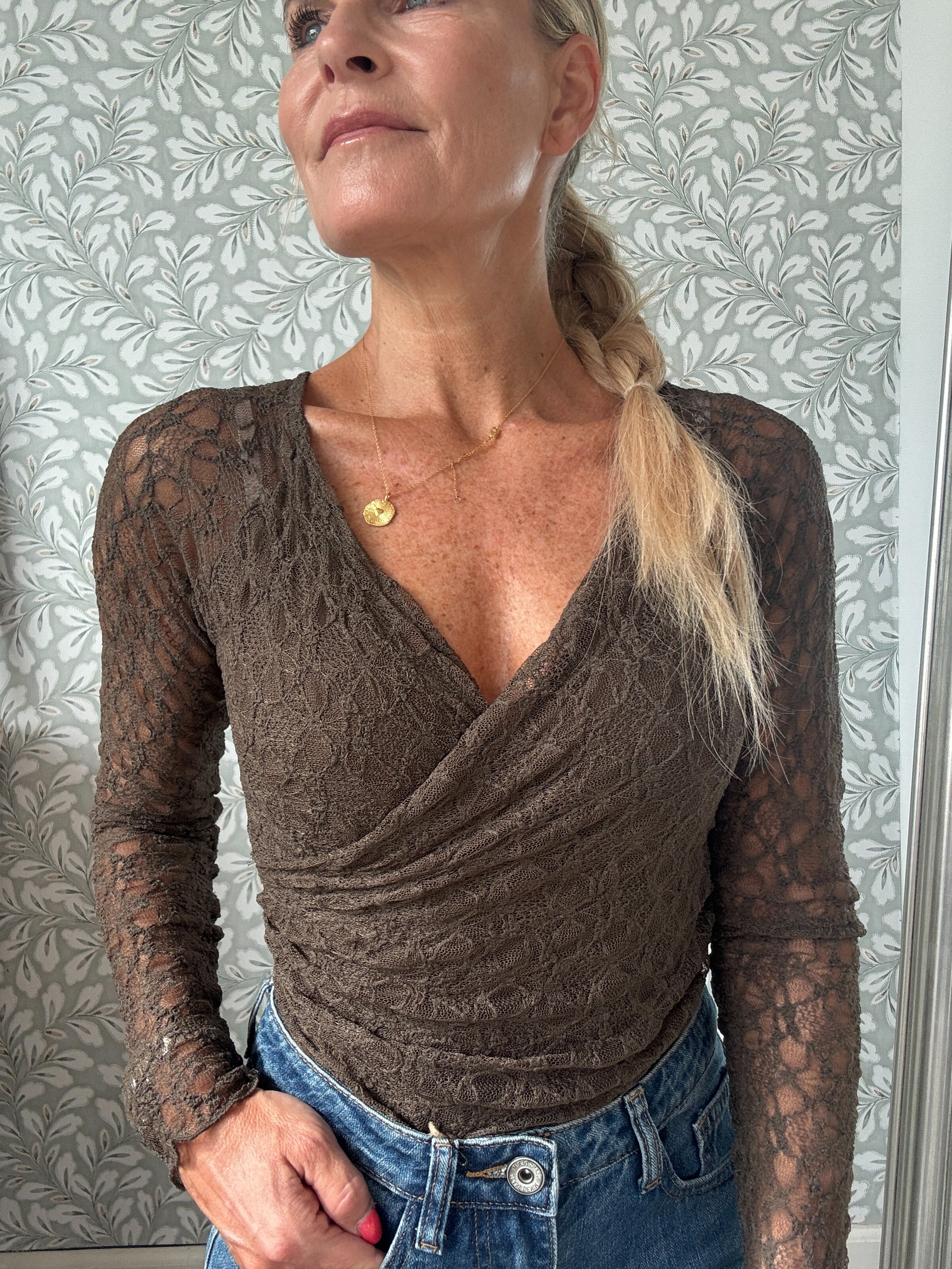 Eva bodystocking Brown