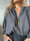 Load image into Gallery viewer, Boho Shirt Grey
