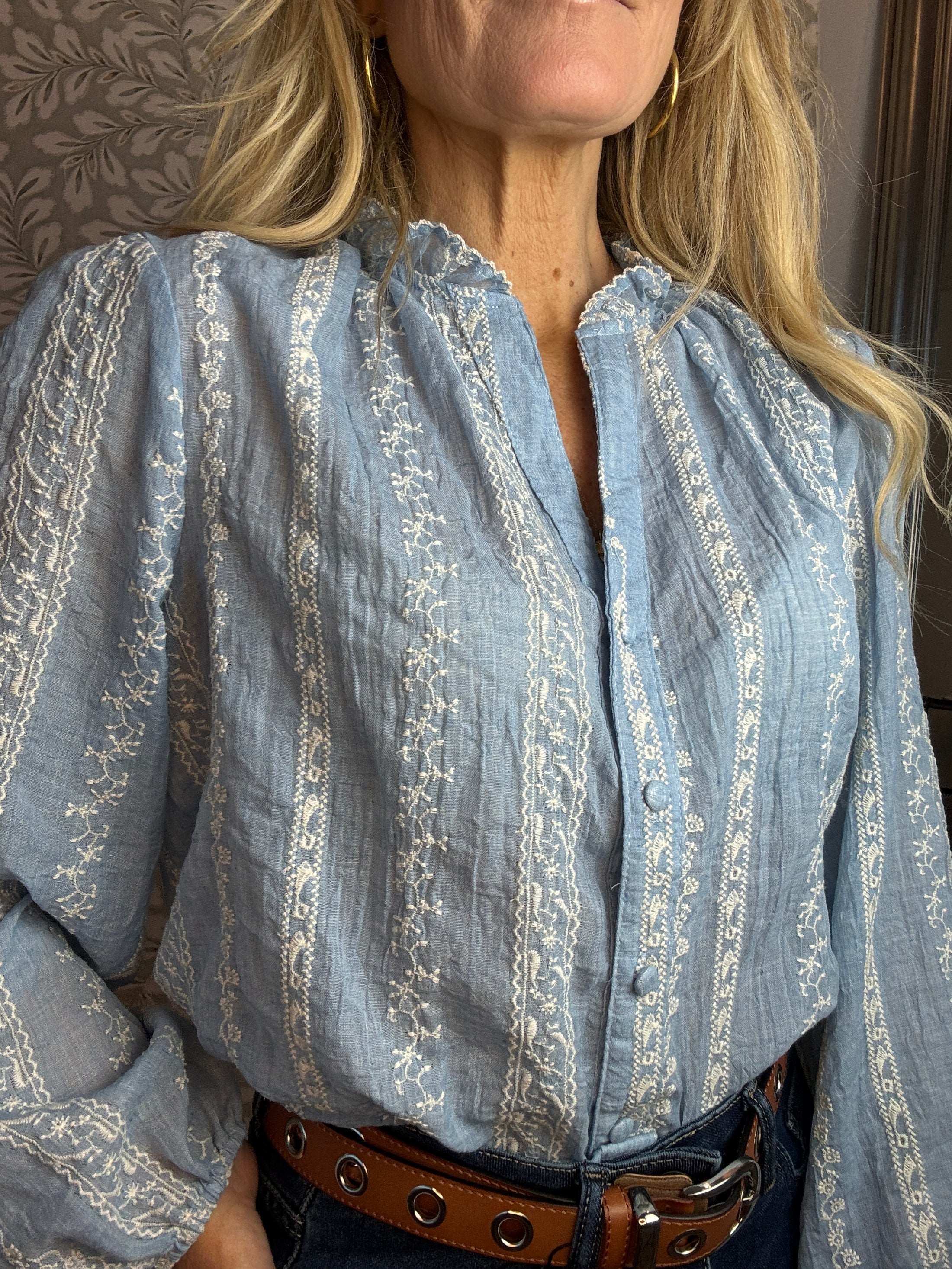 French Shirt Blue